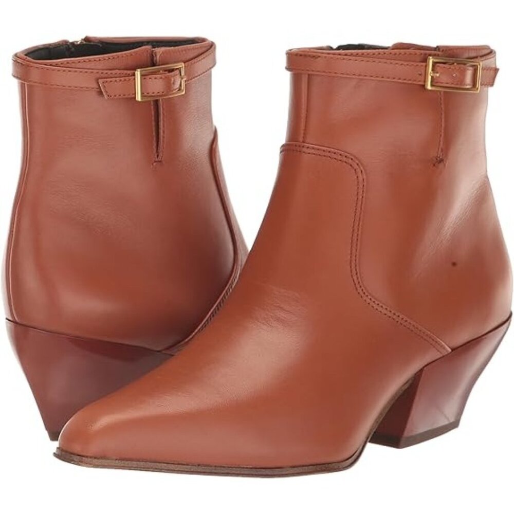 Franco Sarto Brown Ankle Boots